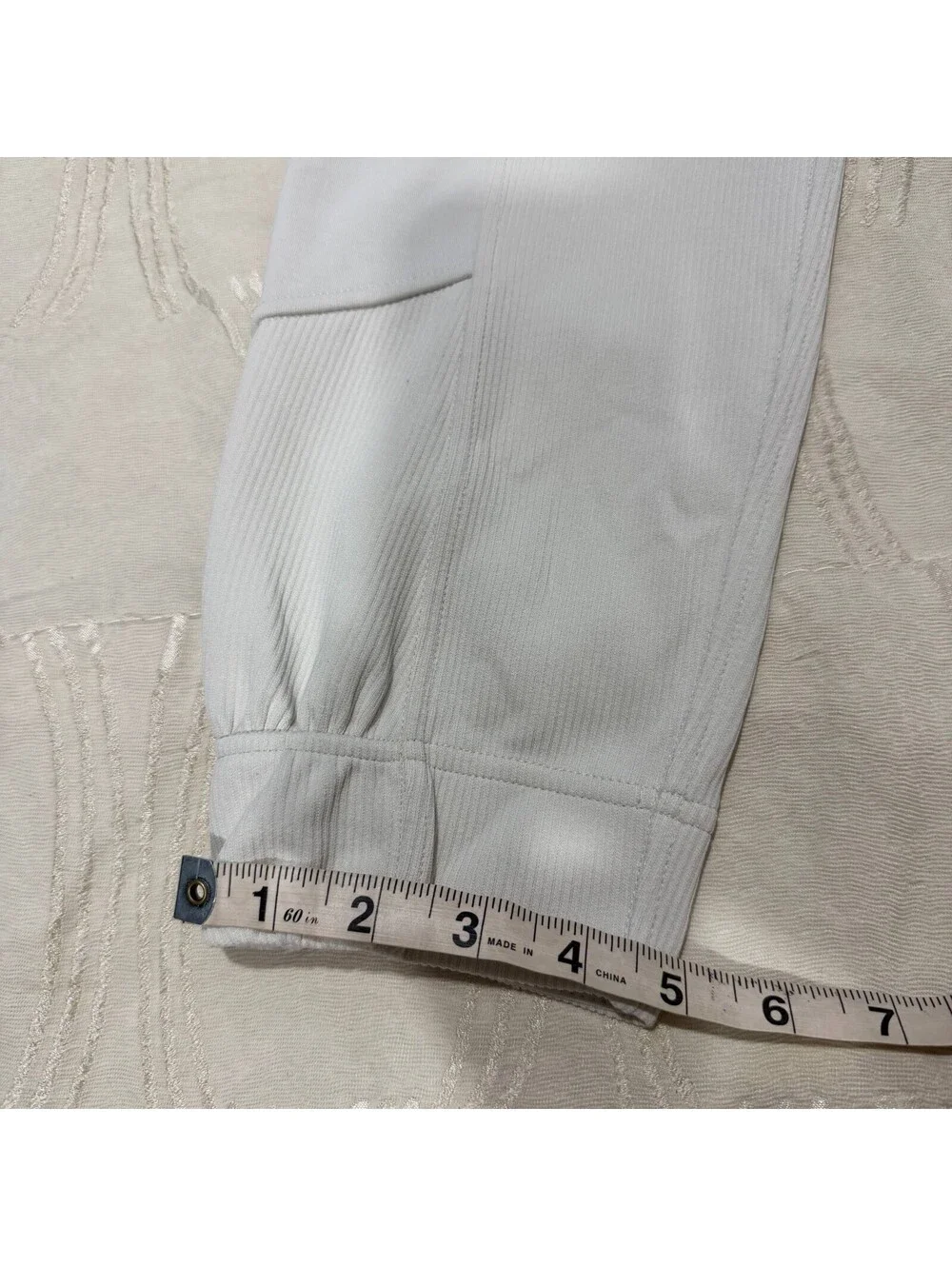 lululemon Size 2 Women’s Light Gray Ribbed Panel Jogger Pants Drawstring
